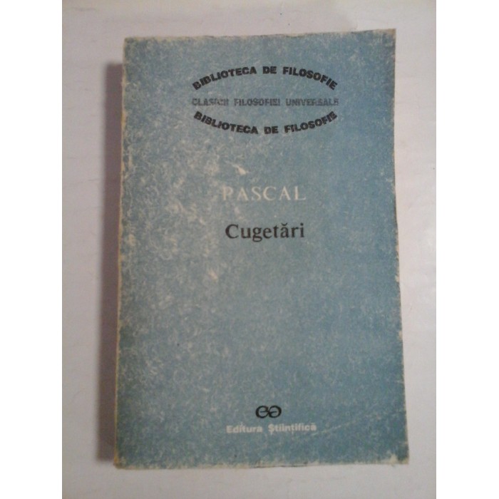 PASCAL - CUGETARI